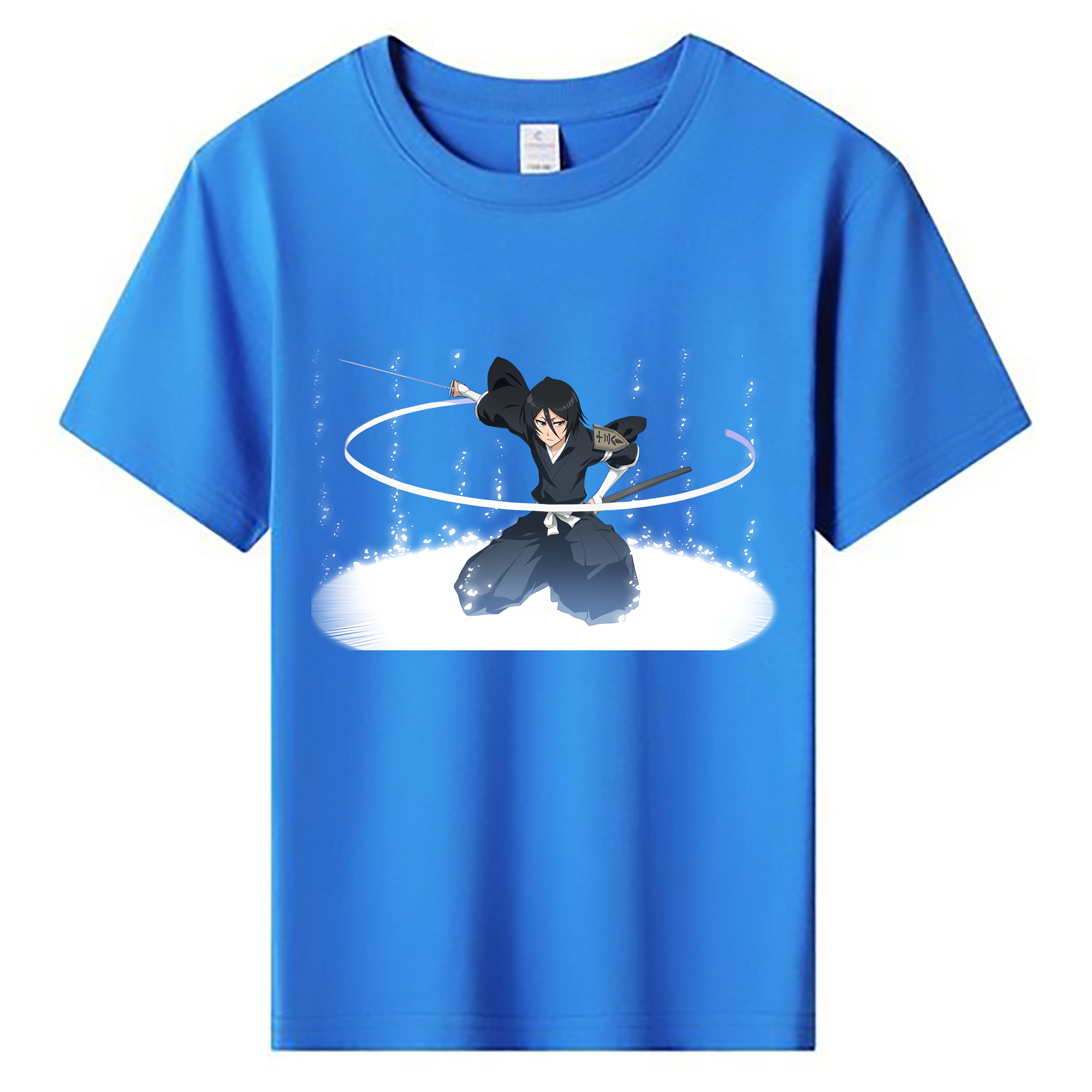（画像用） ブリーチ 朽木ルキア BLEACH Kuchiki Rukia 綿100％キッズTシャツ（フロントプリント）